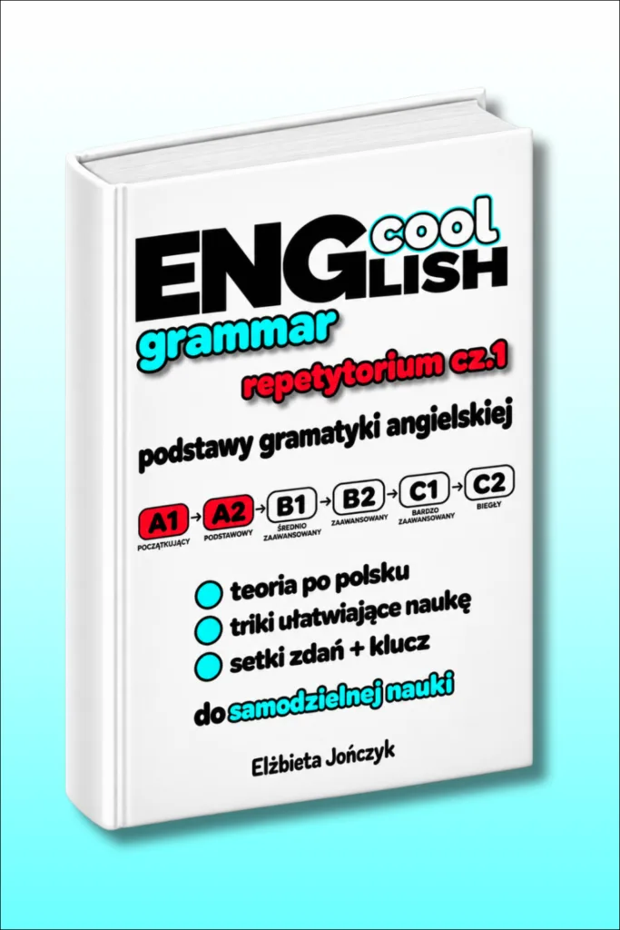 Okładka ebooka Cool English Grammar Repetytorium cz.1 Podstawy Gramatyki Angielskiej