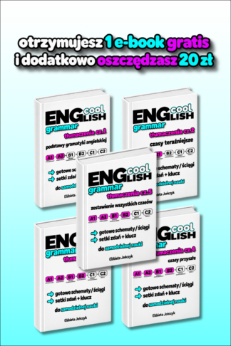 Pakiet 5 ebooków Cool English Grammar Tłumaczenia cz.1-5
