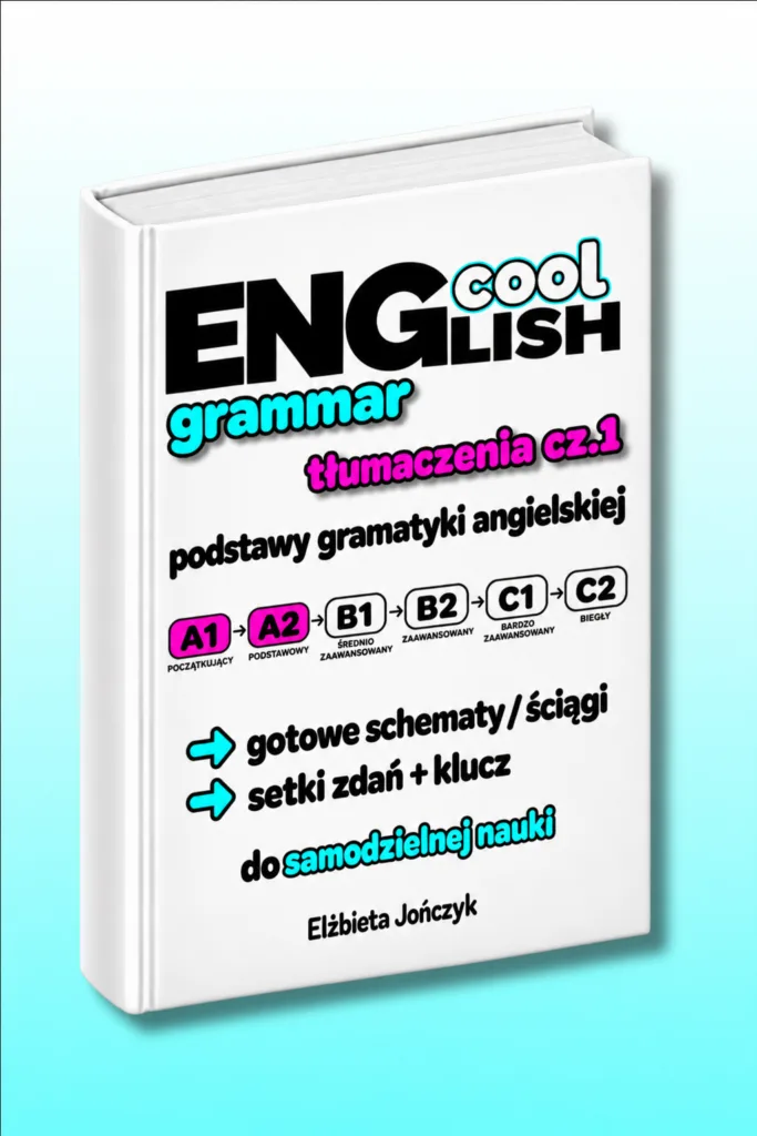Okładka Cool English Grammar Tłumaczenia cz.1 Podstawy gramatyki