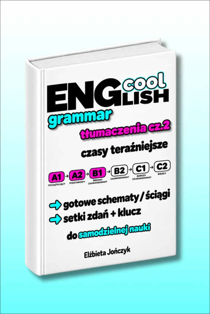 Okładka ebooka Cool English Grammar Tłumaczenia cz.2 Czasy teraźniejsze