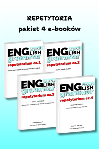 Pakiet 4 Repetytorium Cool English Grammar podstawy gramatyki i czasy