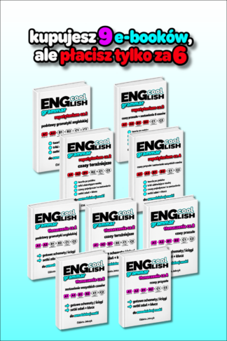 Cool English Grammar Pakiet 9 ebooków Repetytorium cz.1-4 oraz Tłumaczenia cz.1-5