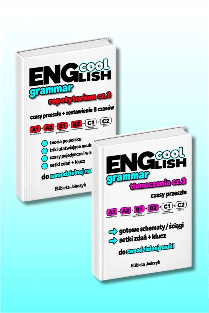 zestaw ebookow Cool English Grammar Repetytorium cz3 + Tłumaczenia cz. 3 Czasy przeszłe