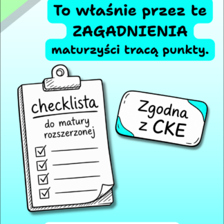 Checklista zagadnień do matury rozszerzonej z języka angielskiego – darmowy PDF zgodny z wymaganiami CKE.
