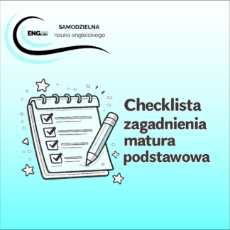 grafika informująca o darmowym pliku PDF - checklista zagadnienia wymagane na maturze podstawowej