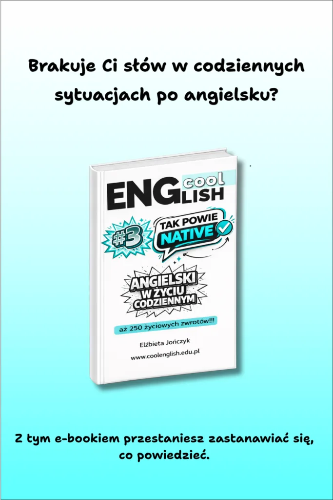 Okładka e-booka „Tak powie native #3 – Angielski w życiu codziennym”, zawierającego ponad 250 naturalnych zwrotów używanych przez native speakerów.