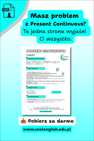 Present Continuous w pigułce - darmowy PDF.