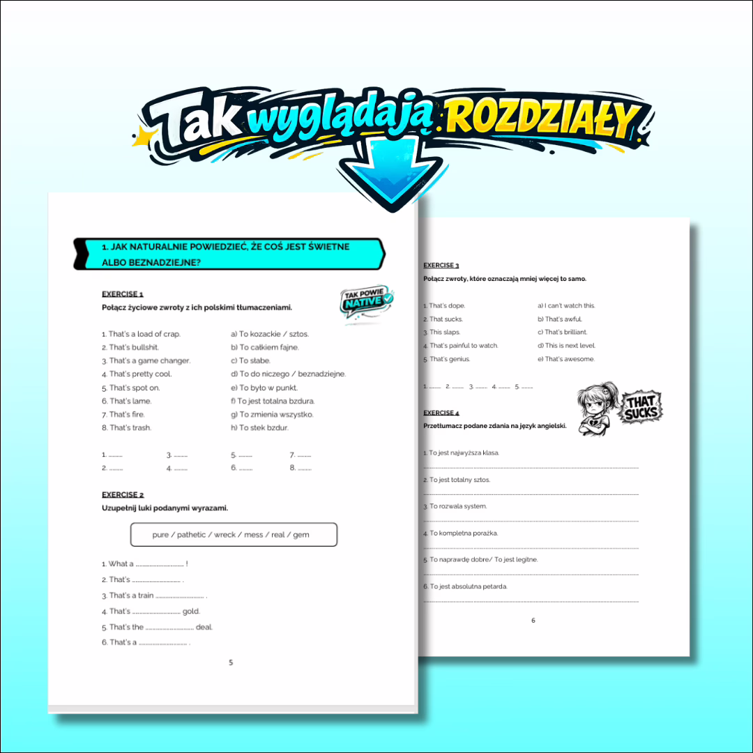 Cool English Tak powie native #2 Emocje i reakcje tak wyglądają rozdziały ebooka