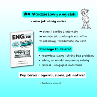 Cool English Tak powie native #4 Młodzieżowy angielski w rozmowie i internecie.