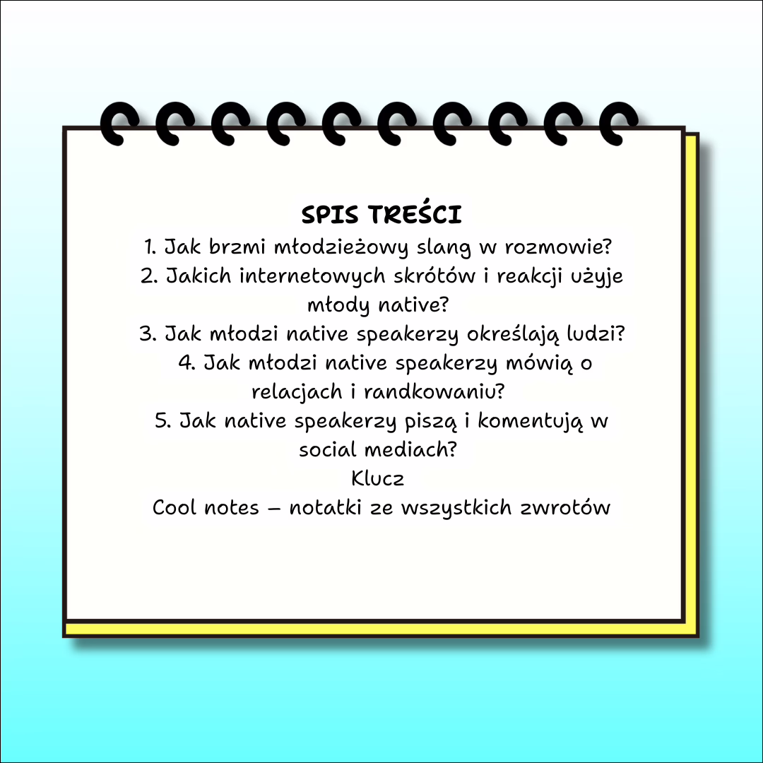 Cool English Tak powie native #4 spis tresci