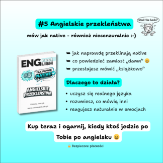 Cool English Tak powie native #5 Angielskie przekleństwa okładka