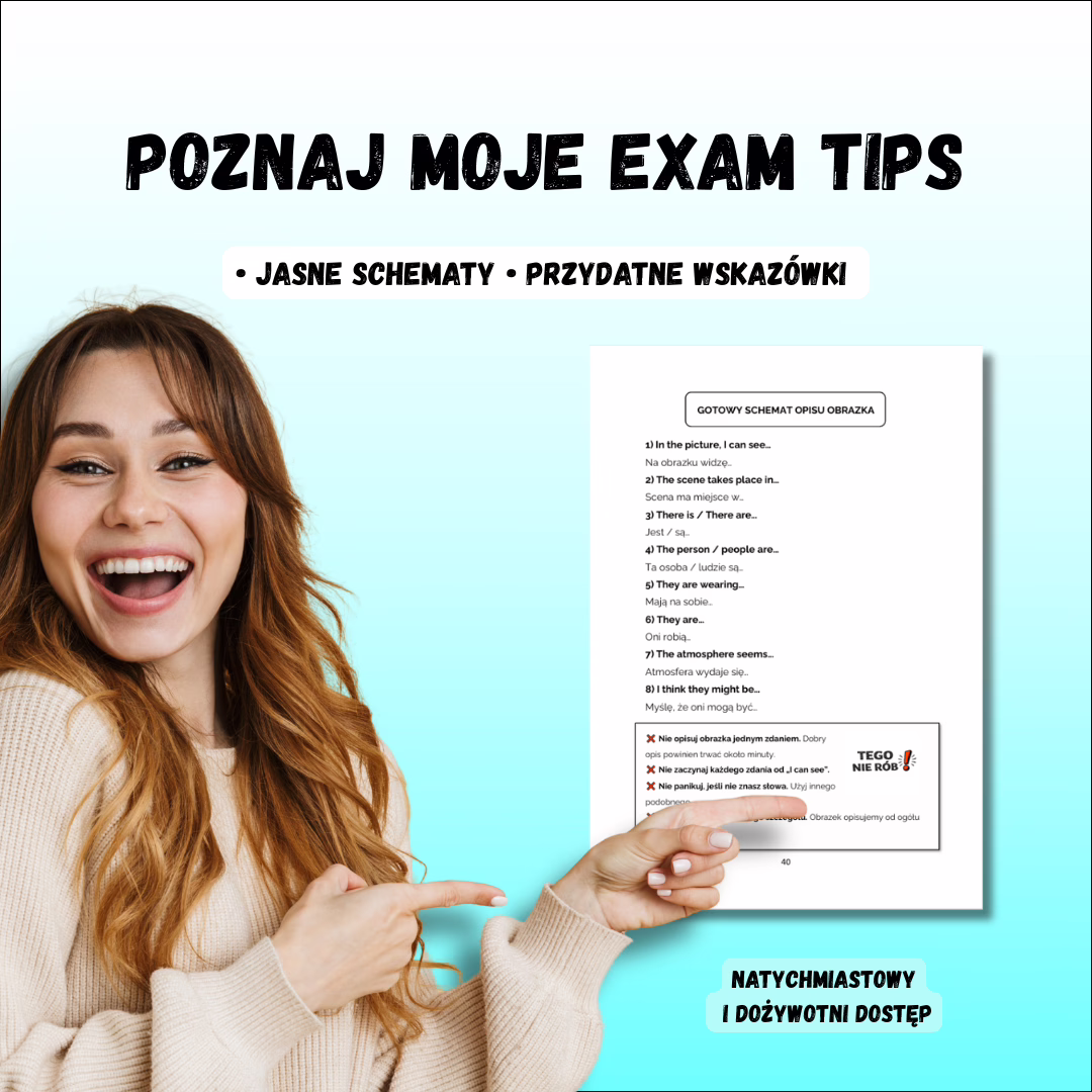 Exam tips - wskazówki egzaminacyjne do matury ustnej z angielskiego