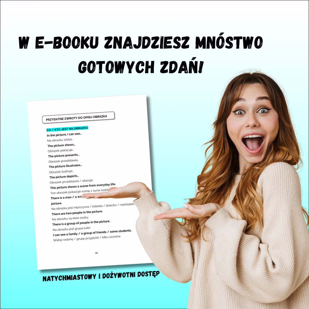 Gotowe zdania - matura ustna z angielskiego krok po kroku - ebook