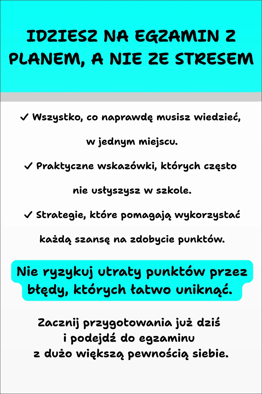 Grafika podsumowująca e-book „Matura ustna z angielskiego krok po kroku”, przedstawiająca najważniejsze korzyści materiału: praktyczne wskazówki, strategie zdobywania punktów oraz przygotowanie do egzaminu ustnego z języka angielskiego.
