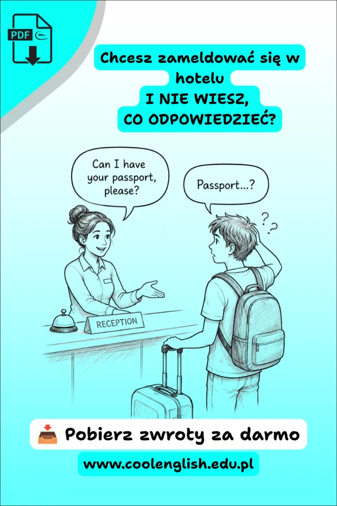 Jak zameldować się w hotelu po angielsku - darmowy PDF.