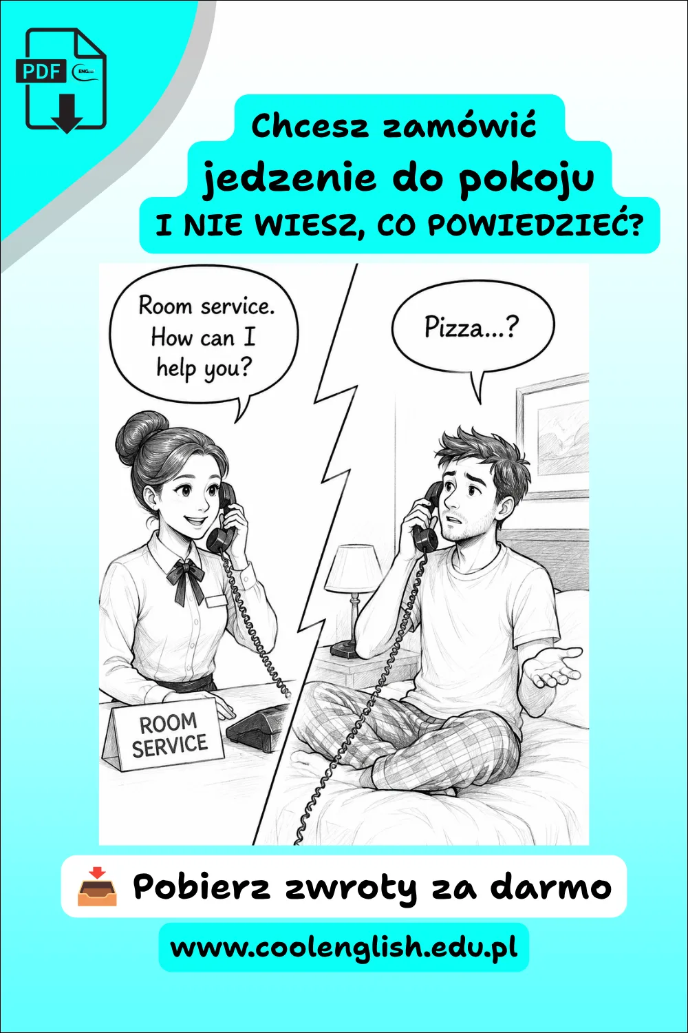 Jak zamówić room service po angielsku - darmowy PDF