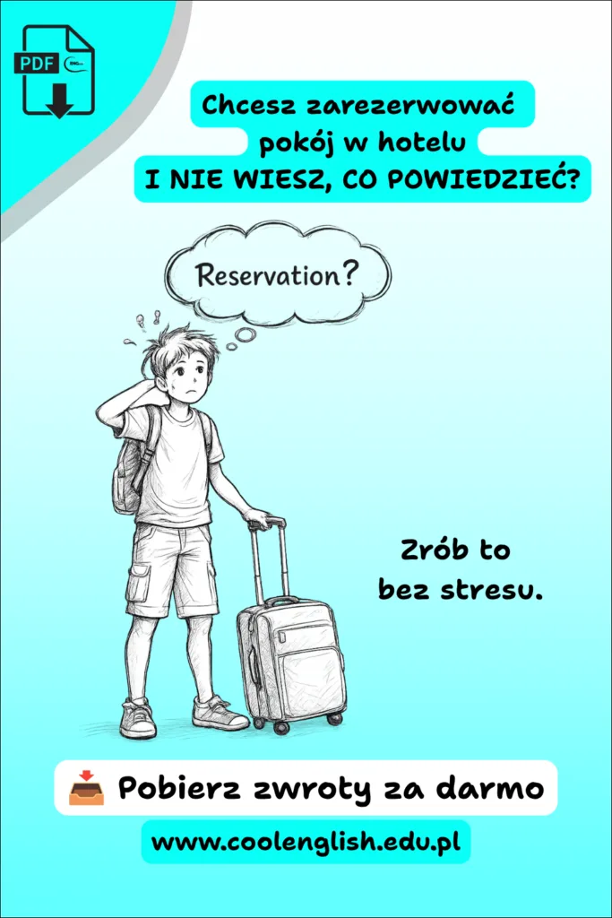 Jak zarezerwować pokój w hotelu po angielsku - Darmowy PDF.