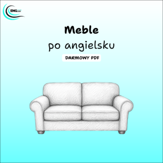 Meble po angielsku PDF – darmowa karta pracy do nauki angielskiego
