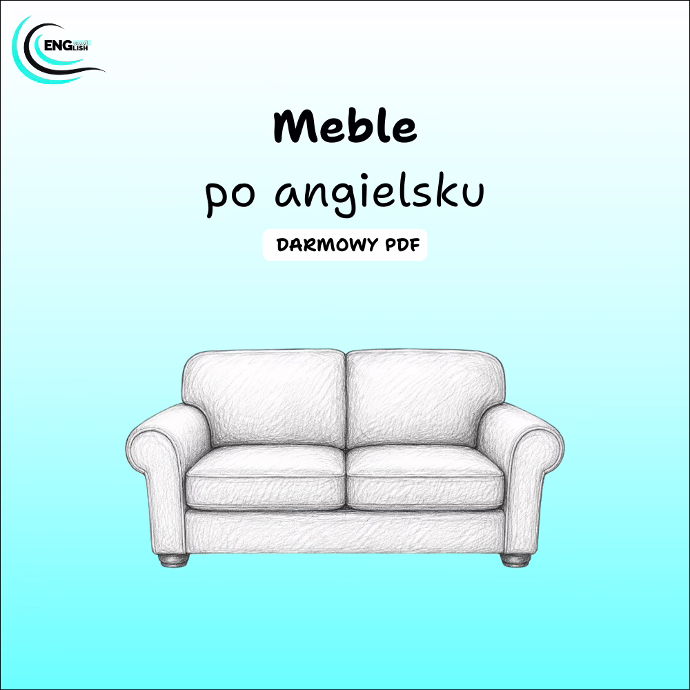 Meble po angielsku PDF – darmowa karta pracy do nauki angielskiego