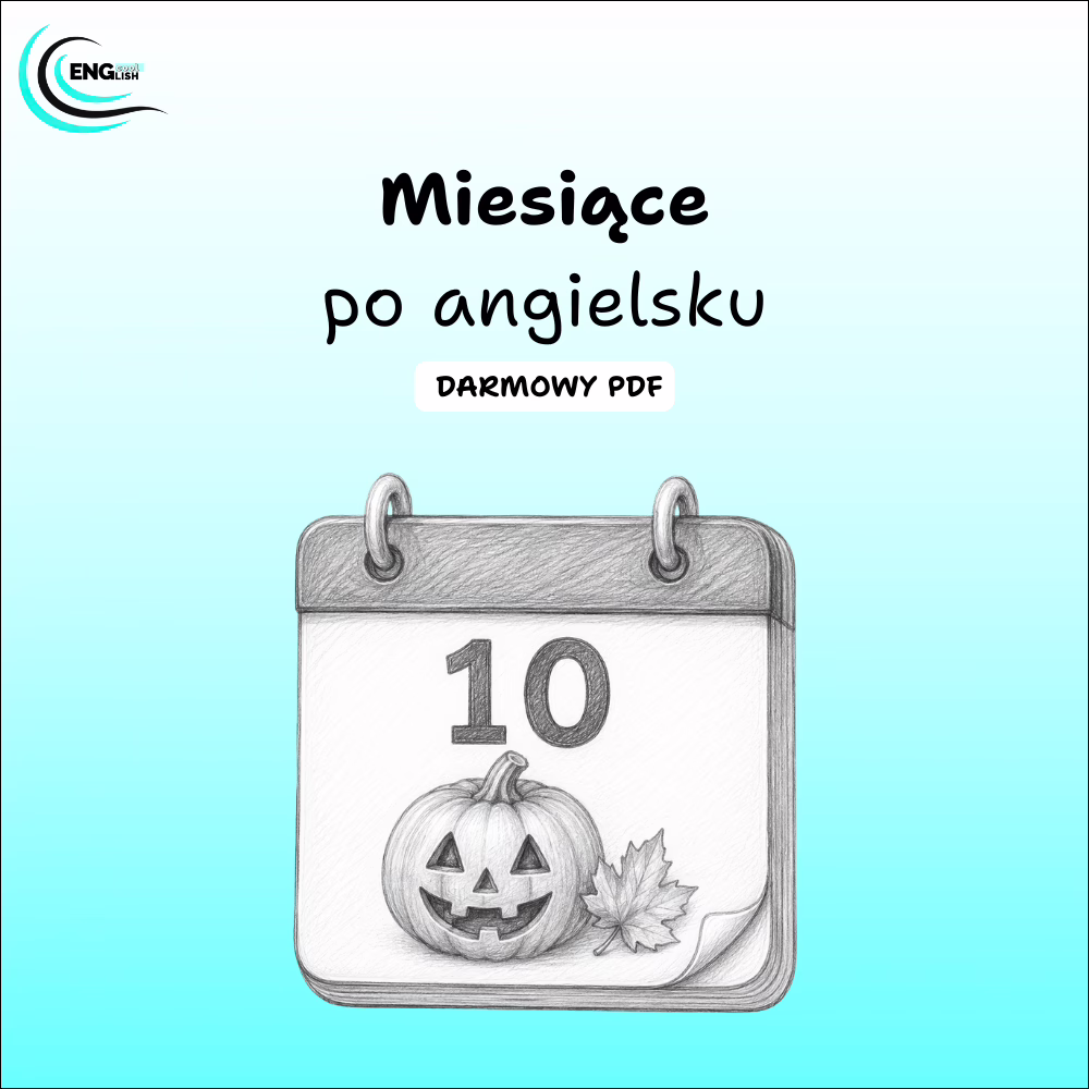 Miesiące po angielsku PDF – darmowa karta pracy do nauki angielskiego