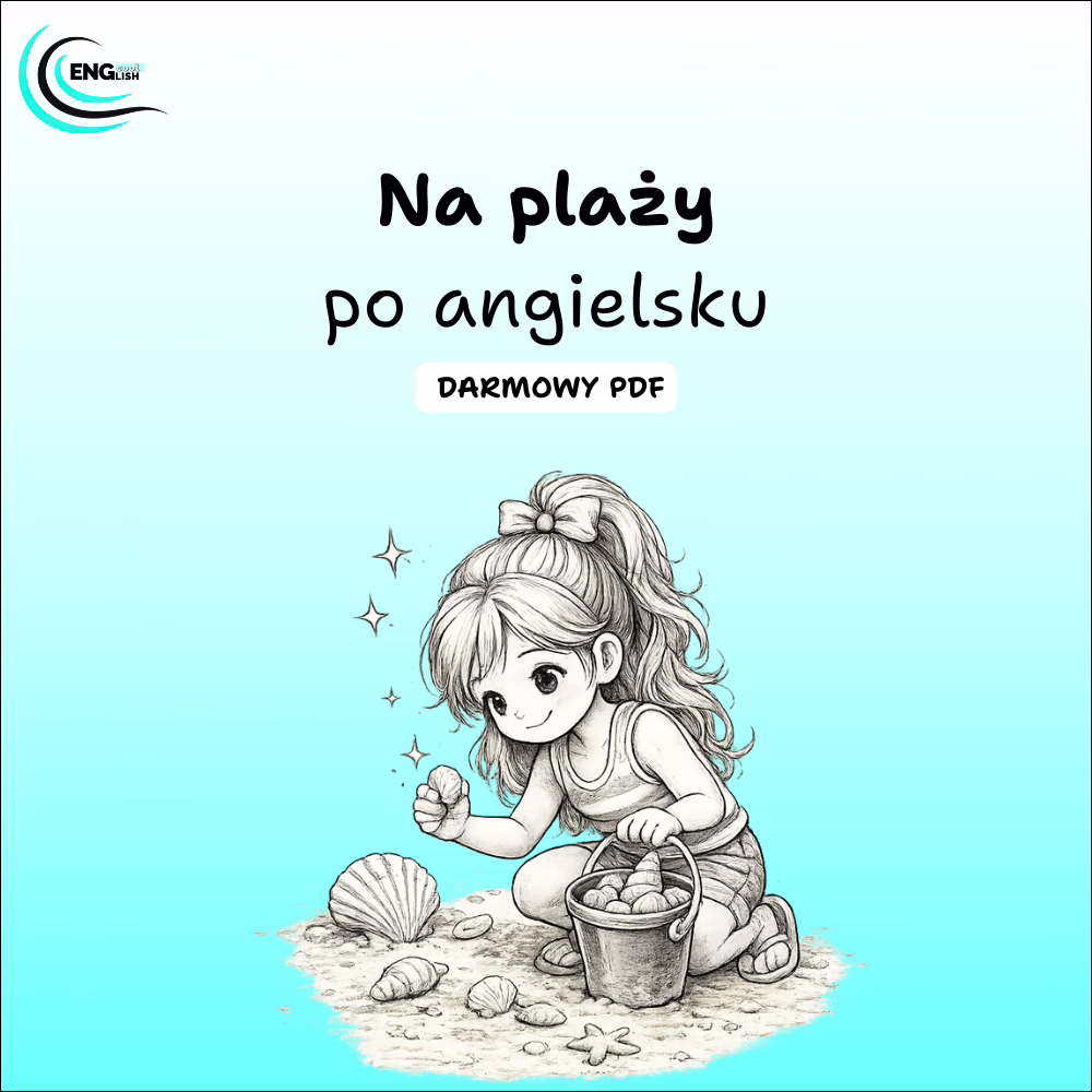 Na plaży po angielsku PDF – darmowa karta pracy do nauki angielskiego