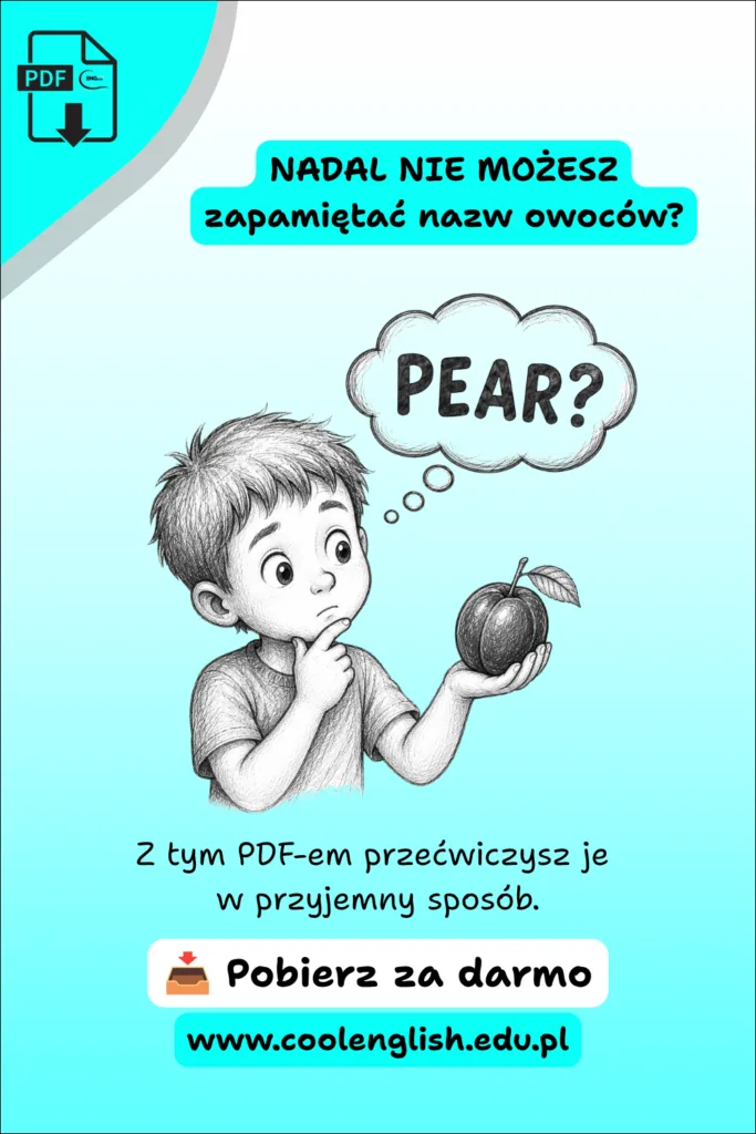 Owoce po angielsku - Darmowy PDF
