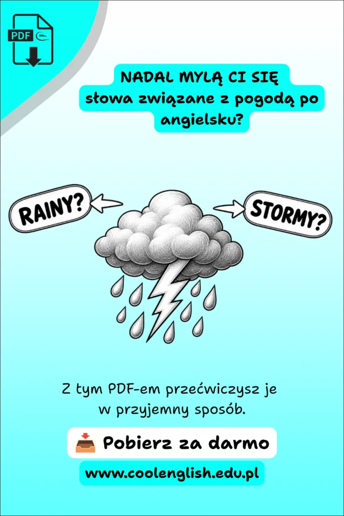 Pogoda po angielsku - Darmowy PDF