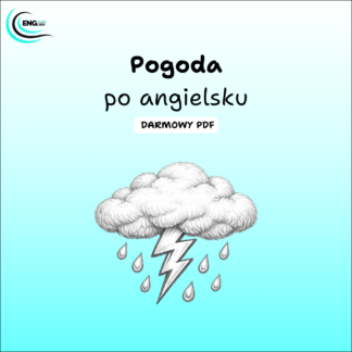 Pogoda po angielsku PDF – darmowa karta pracy do nauki angielskiego