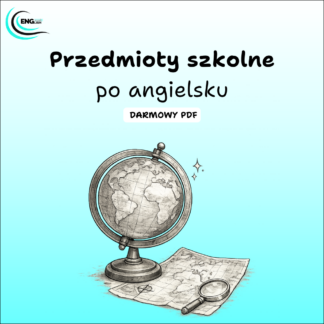 Przedmioty szkolne po angielsku PDF – darmowa karta pracy do nauki angielskiego