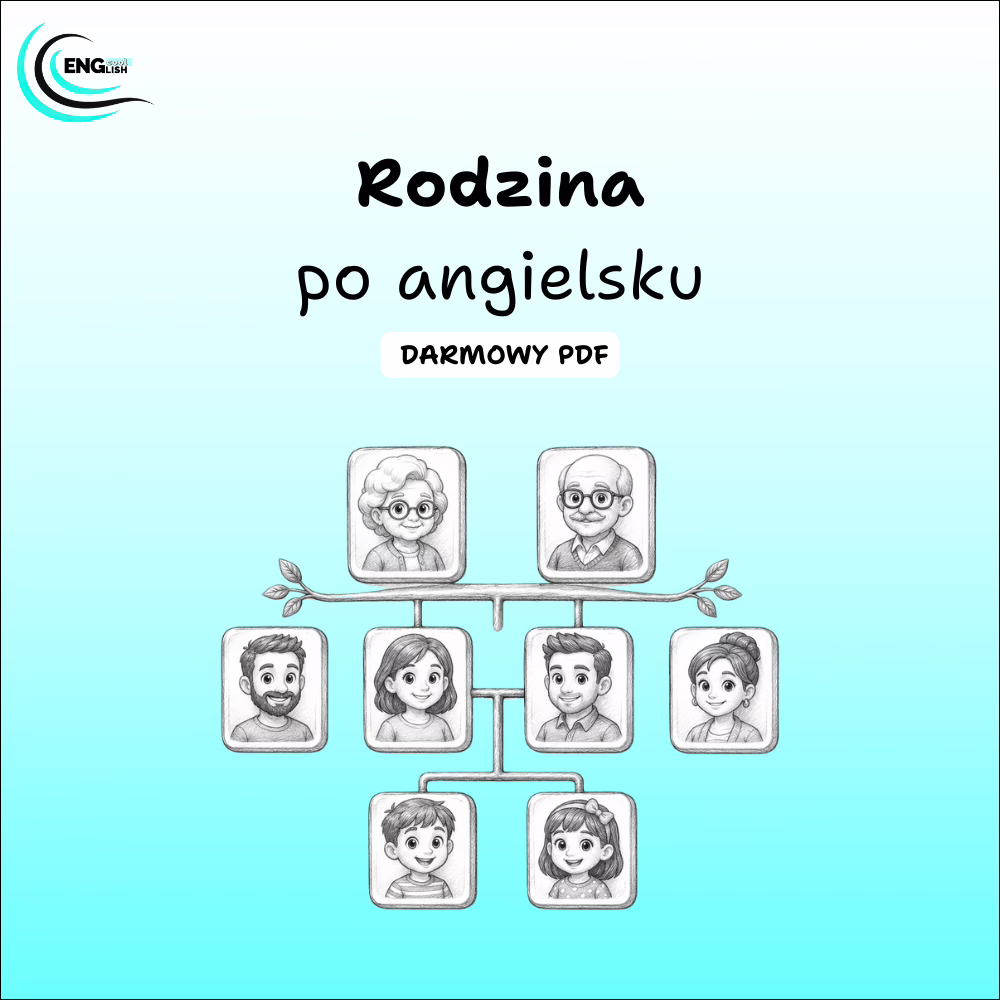 Rodzina po angielsku PDF – darmowa karta pracy do nauki angielskiego