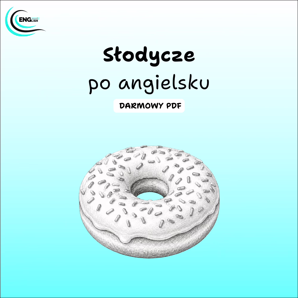 Słodycze po angielsku PDF – darmowa karta pracy do nauki angielskiego