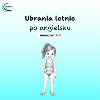 Ubrania letnie po angielsku PDF – darmowa karta pracy do nauki angielskiego