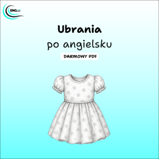 Ubrania po angielsku PDF – darmowa karta pracy do nauki angielskiego