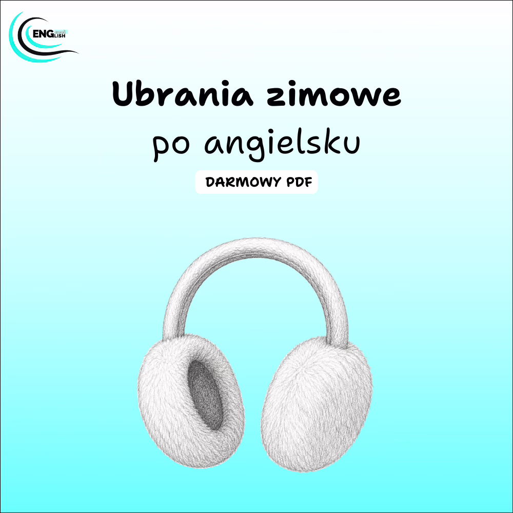 Ubrania zimowe po angielsku PDF – darmowa karta pracy do nauki angielskiego