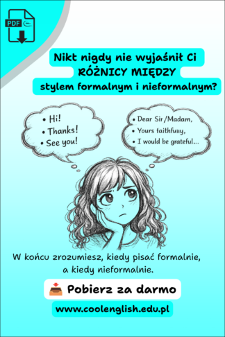 Jak odróżnić styl formalny od nieformalnego po angielsku - Darmowy PDF